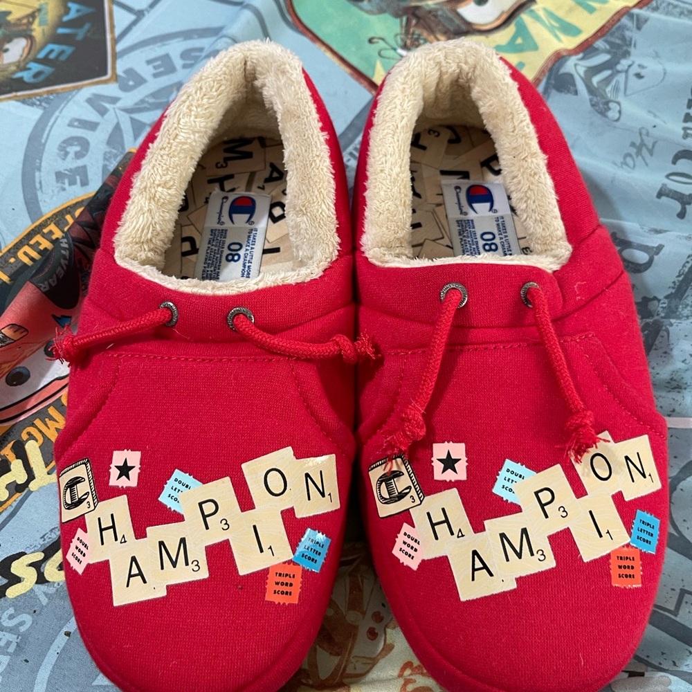 Champion “Scrabble” Edition Slippers